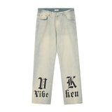 Men Jeans Hip Hop Loose Leisure