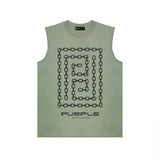 Purple Brand Tank T Shirts Sleeveless T-shirt Vest
