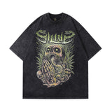 Men T-Shirt Vintage Printed Idle Style