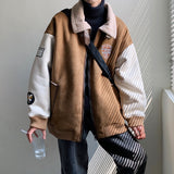 Men Cotton Coat Berber Fleece Coat Autumn and Winter Fleece-lined Thickened