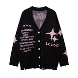 Women Sweater Striped Knitted Cardigan Idle Style