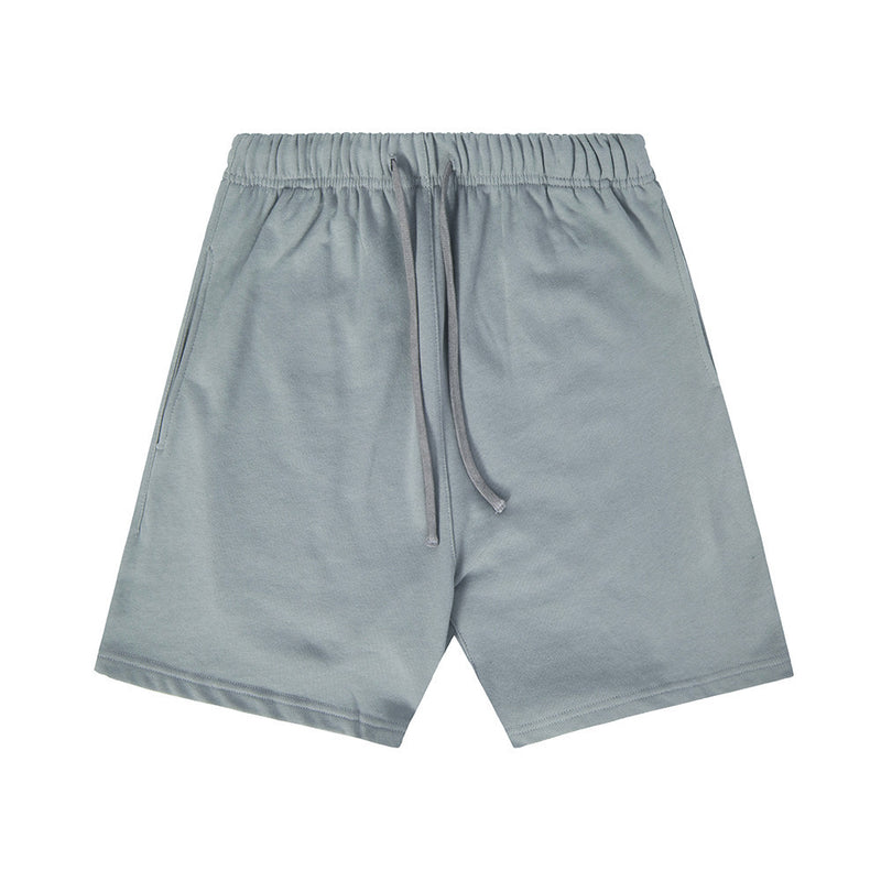 Men Shorts Summer Solid Color Loose Leisure Sports
