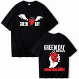 Green Day T Shirt Green Day Saviors Band T-Shirts Unisex Harajuku Hip Hop