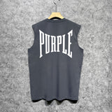 Purple Brand Tank T Shirts Sleeveless T-shirt Vest