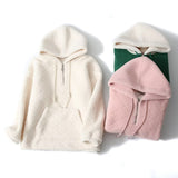 Women Hoodie Fleece-Lined Casual Fashion Loose and Slimming