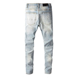 Amiri Jeans Casual Hip Hop Slim Jeans Men #808