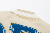 Off White Jacket Spring and Autumn OW Trojan Horse Letter Pattern Baseball Jacket Jacket