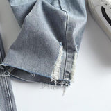 Women Jeans Make Old Ripped Loose