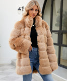 Women Fur Jacket Casual Fashion Plush Coat