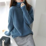 Women Pullover Sweater Loose Knitted Slimming