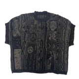 Kapital T Shirt Pingtian Hehong Vintage Knitted Sweater Pullover Loose Short Sleeve Vest