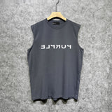 Purple Brand Tank T Shirts Sleeveless T-shirt Vest