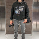 Cactus Flea Market Hoodie Vintage Printed Hoodie Loose Hat