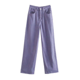 Women Jeans Loose Slimming and Fashionable Frayed Edges