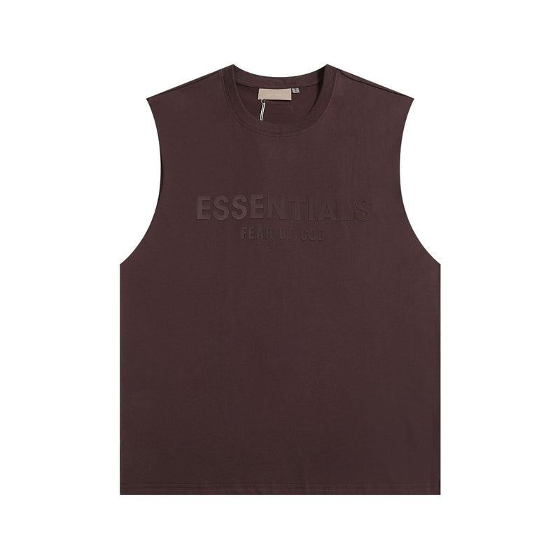 Fog Essentials tank spring summer FOG letter crew neck vest