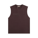 Fog Essentials tank spring summer FOG letter crew neck vest