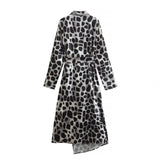 Women Dresses Leopard Print Dress