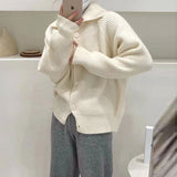 Women Knitted Cardigan Loose Casual Cute Style