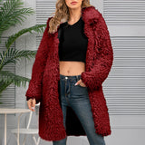 Women Fur Jacket Fashion Plush Coat