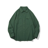 Unisex Shirt Cotton Loose Casual