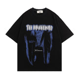 Men T-shirt Graffiti Printing Vibe Summer