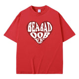 Singer Beabadoobee Heart Graphic Print Tshirt Men Women Casual