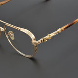 CHH Chrome Hearts Glasses Collector's Edition Pure Titanium Engraved Myopia Glasses Frame Sunglasses