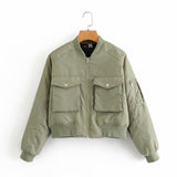 Women Cotton Coat Fashion Baseball Uniform with Cotton