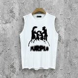 Purple Brand Tank T Shirts Sleeveless T-shirt Vest