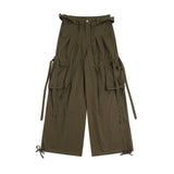 Cargo Pants Retro Large Pocket Overalls Loose Cityboy