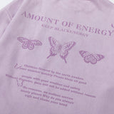 Men Long Sleeve T-Shirt Butterfly Print