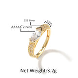 Rings s925 Silver ins Zircon Ring Spectrum St. Valentine's