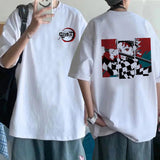 Demon Slayer T Shirt Men Kimetsu No Yaiba Kawaii Anime