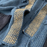 Kapital Sweater Vintage Non-Hipta Hehong Splicing Knitwear Handmade Loose Sweater