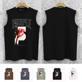 Purple Brand Tank T Shirts Sleeveless T-shirt Vest