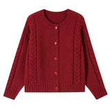 Women Knitted Cardigan Loose Knitted Cardigan Sweater