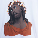 Denim Tears T Shirts Kapok Vintage Portrait Short Sleeve T-shirt