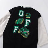 Off white jacket spring & fall style outwear for men and women