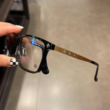 CHH Chrome Hearts Glasses Square Frame Versatile Myopia Glasses Frame
