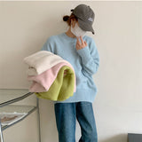 Women Pullover Sweater Loose and Lazy Style Knitwear