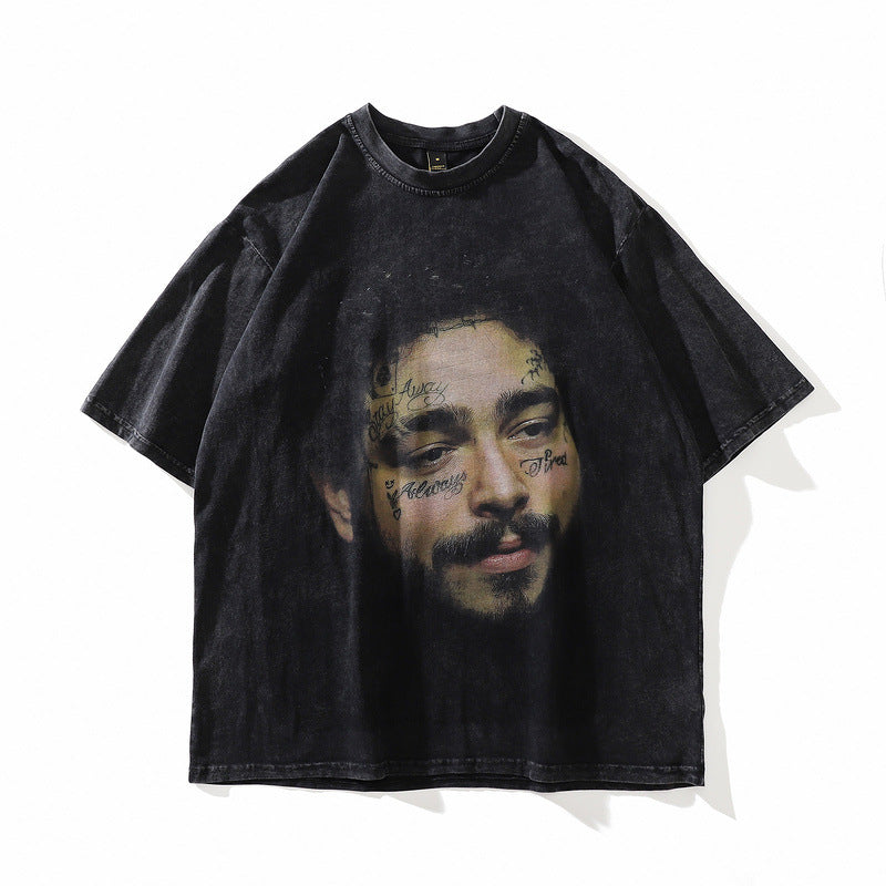 Men's T-Shirt Printed Short-Sleeved T-shirt Men's Casual