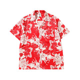 Short Sleeve Shirt Retro Loose Beach Shirt