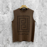 Purple Brand Tank T Shirts Sleeveless T-shirt Vest