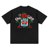 Unisex Long Sleeve Shirt Vintage Short Sleeve Men and Women