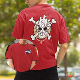 Devil Fruit Sun God Luffy Classic T-Shirt Men Anime Cotton