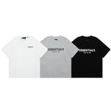 Fog Essentials T Shirts Spring/Summer FOG Letter Pattern Crew Neck Short Sleeves