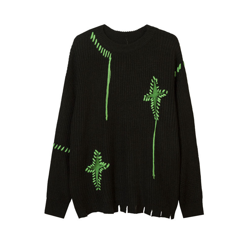 Women Sweater Idle Style Oversize Knitted Sweater