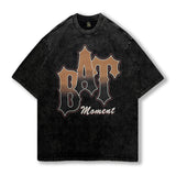 Men T-Shirt Retro Cute Kitten Print Loose