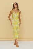 Women Dress Summer Elegant Stitching Slit Dress