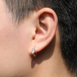 Earrings 925 Silver Zircon Earrings Spectrum rapper